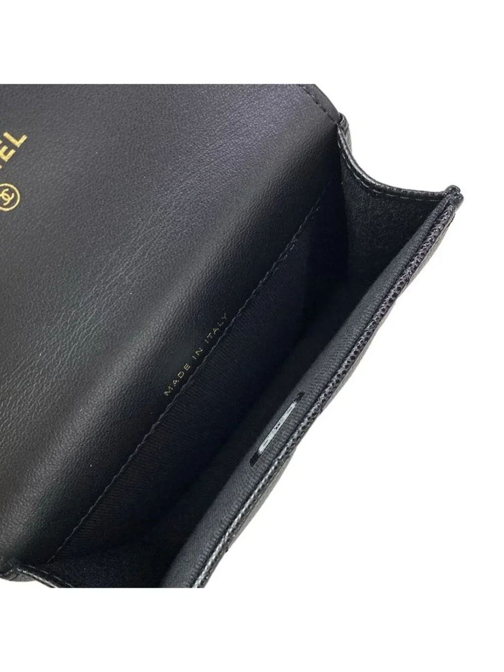 Chanel Waist Pouch Quilted Black Mini Bag Chain Belt Matt Togo
